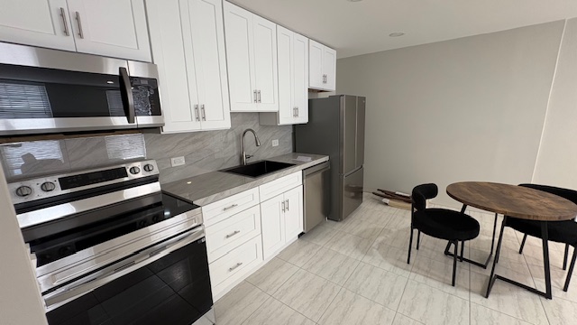 Modern kitchen with full appliances